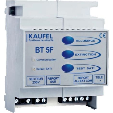 Kaufel – Télécommande universelle pour toutes marques – Alimentation 230V – Classe II – 4 modules – 500 blocs commandés – 1.62W