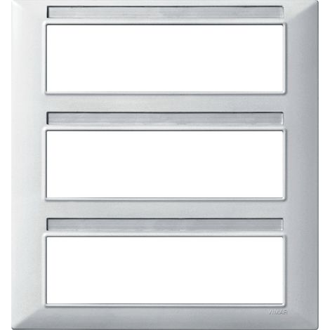 VIMAR - 14691.20 Placca 21M argento opaco