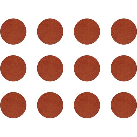 12x Cache vis adhésif autocollant diamètre 40mm protection bouchon trou obturateur meuble table chaise maison, Poirier