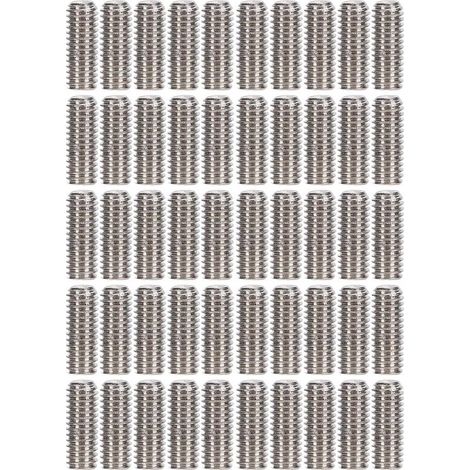50 vis sans tête inox A2-70, M3x8mm – kit de vis de réglage pour mécanique (1/5)