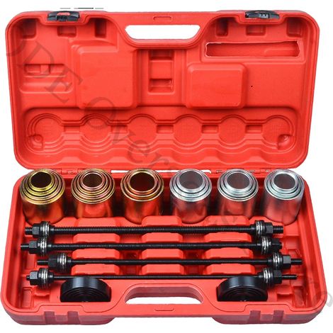 Juego de herramientas extractoras de rodamientos, 26 piezas, acero forjado, compatible con varios rodamientos, incluye estuche de transporte, extracción eficiente. (1/5)