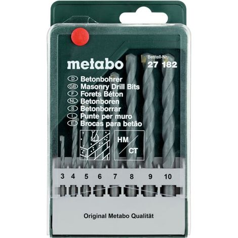 Metabo Coffret de forets à béton classic, 8 pièces (627182000) (1/2)
