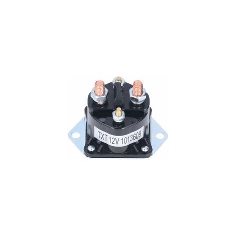 Solenoide de arranque Keenso Club Car, contactor Club Car de 12 V, relé solenoide de arranque de 4 pines 1013609, repuesto para la serie Carryall 1992-1997, serie DS 1984-2007 Relay-Crezuo