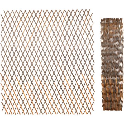 Treillis Extensibles en Bois de Saule 180 x 120 cm - Livraison gratuite