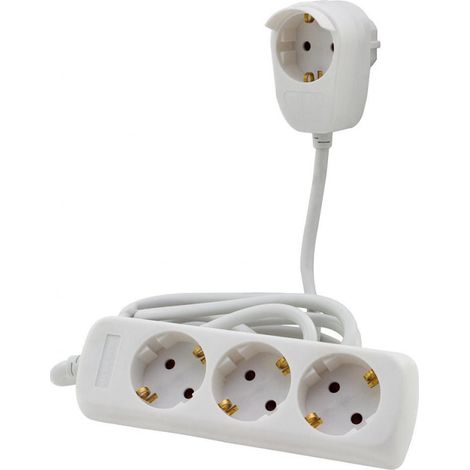Rev Steckdosenleiste Powersplit 3+1-fach 2m blanc (1/3)