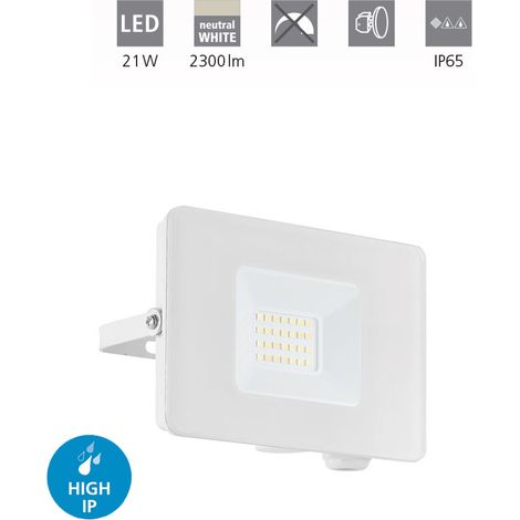 Faretto Esterno Moderna Faedo 3 Alluminio Bianco Led (1/5)