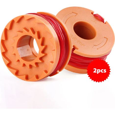 Stück 3 m lange Schneidfadenspulen, 1,65 mm Durchmesser, langlebig, kompatibel mit WORX WA0010 Freischneidern und Trimmern (1/4)