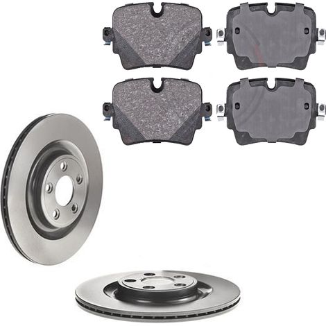 KIT FRENI POSTERIORI compatibile con JAGUAR F-TYPE CABRIOLET, COUPE (X152) - DISCHI + PASTIGLIE OEM: P36033, P36032 / 18836 , 18414 /SOSTITUZIONE DIRETTA/BASSA POLVERE/SILENZIOSO (1/5)