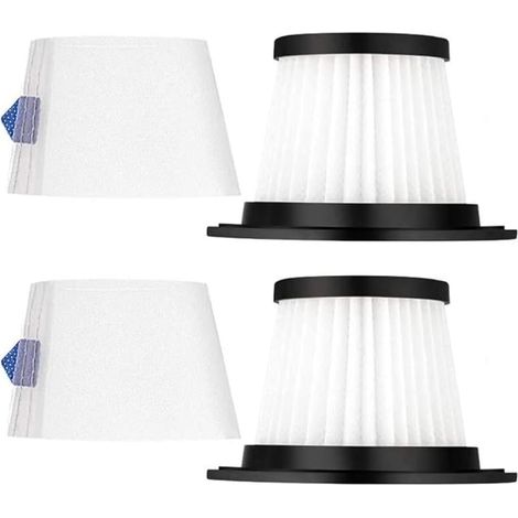 Lot de 2 filtres pour aspirateur sans fil H.Koenig UP600/H.Koenig UP810 PowerClean, lavables et réutilisables (1/5)