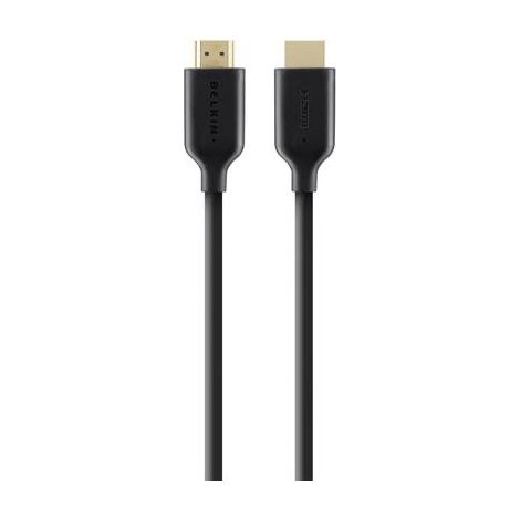 F3Y021BT2M Belkin Câble HDMI High Speed avec Ethernet - 2 mètres (F3Y021BT2M) - Câble HDMI Premium Plaqué Or avec Ethernet - 2 mètres (1/2)