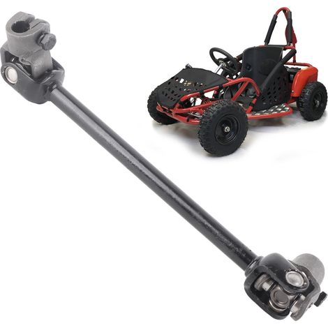Pièces de karting : joint universel télescopique 30T 375 mm, arbre de direction, accouplement universel d'essieu arrière, arbre télescopique (1/5)