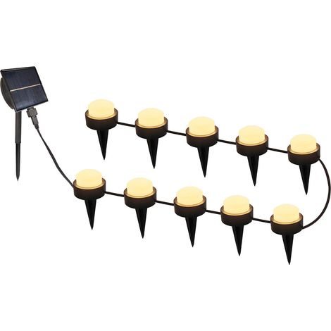 10er Pack Mini Solarstrahler SOLIRAY 12m