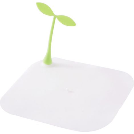 Couvercle de bonde de douche anti-cheveux, couvercle en silicone déodorant pour bonde de sol (1/5)