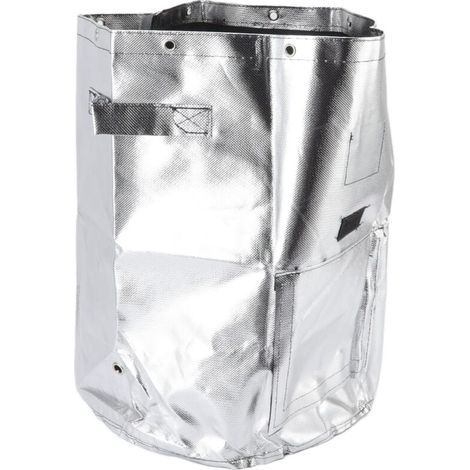 Sac de Culture pour Pommes de Terre et Tomates Gris Étanche avec Ouverture 43L/10 Gallons Taille Grande (35D45H)
