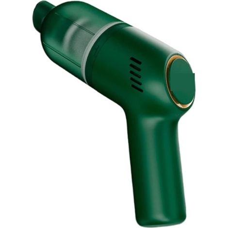 Aspiradora de mano inalámbrica: Mini aspiradora de mano recargable con potente succión, compacta y portátil, adecuada para limpiar coches y alfombras. (1/4)