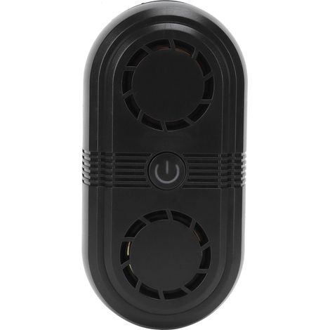 Ortviai Répulsif à Ultrasons pour Moustiques et Rongeurs BG307 – Double Haut-Parleur, 150 m², Noir, 110 V