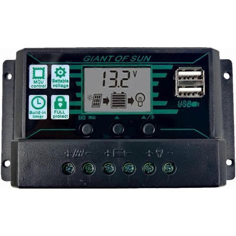 Contrôleur de charge pour batterie au plomb-acide LiFePO4/gel 100 A (1/5)