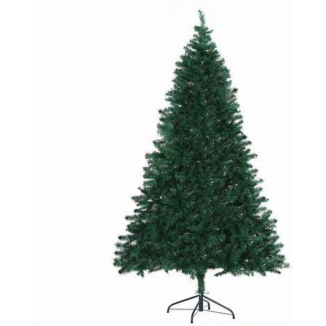 Árbol de Navidad 180cm Artificial Árbol de Pino con Soporte 1000 Ramas Verde PVC (1/5)