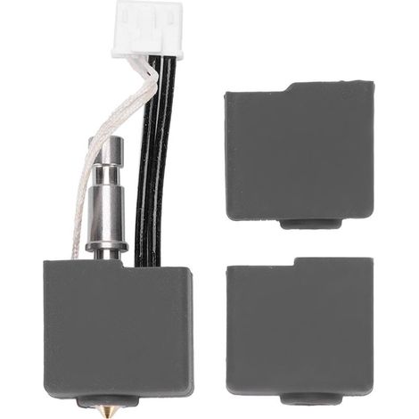 Kit Hotend buse en laiton gorge tout métal manchon d'isolation en Silicone imprimante 3D extrudeuse tête d'impression pour Kobra S1 0.2mm (1/5)
