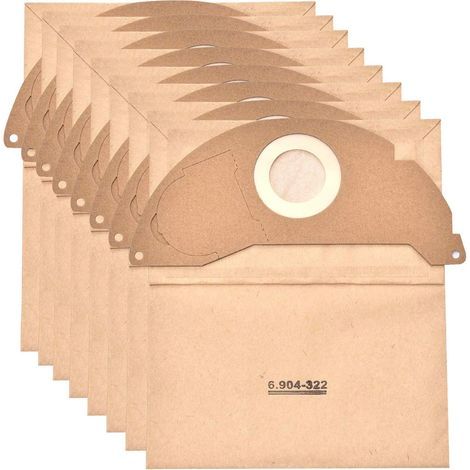 8 pièces 6.904-322.0 Sac d'aspirateur pour Kärcher (1/5)