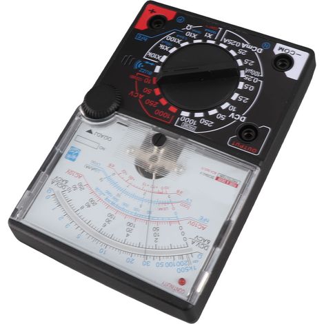 Multimètre analogique YX-360TRE-L-B avec buzzer, ampèremètre, voltmètre, ohmmètre, sondes, outil de maintenance et support pédagogique (1/5)