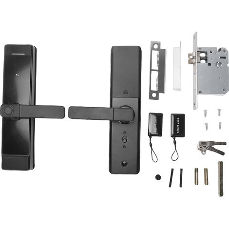 Serrure connectée poignée K9 Biométrique WiFi Tuya Carte Code Clé Aluminium Acier Inoxydable Sécurité (1/5)
