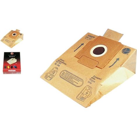 Lot de 5 Sacs h7 alpina pour Aspirateur HOOVER 09026177 (1/3)