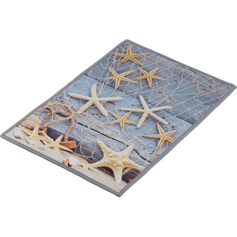 Tapis de porte antidérapant doux et imprimé pour salon, chambre, cuisine, toilettes, entrée (1/5)