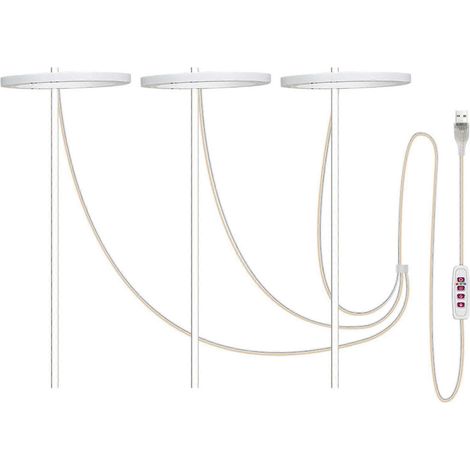 LED-Pflanzenlampe mit Vollspektrum-Sonnenlicht für das Pflanzenwachstum in Innenräumen – ideal für die Wachstumsphase von Pflanzen (Vegetation, Blüte) (1/5)