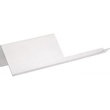 Dérouleur papier toilettes NIVA en acier inoxydable avec étagère 27 x5,7 x8 cm (1/5)
