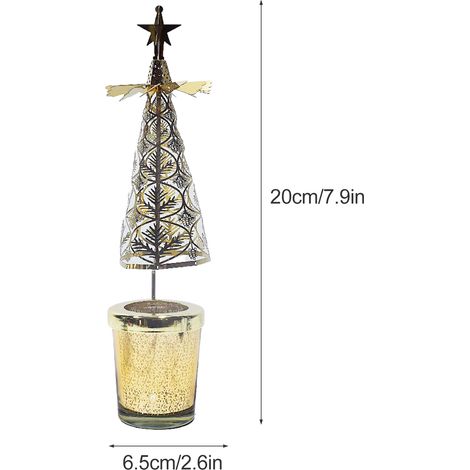 Weihnachtlicher Aromakerzenhalter für die Heimdekoration (1/5)