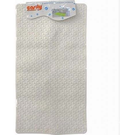ALFOMBRA DE DUCHA BAÑERA PVC ANTIDESLIZANTE 69X38 CM 59313 RECTANGULAR