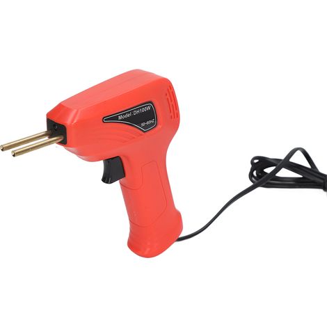 Chalumeau de Soudure Plastique avec Agrafeuse Robuste et Pratique, Kit Pistolet à Souder pour Réparation de Pare-chocs, Fiche UE 200-240V Rouge (1/5)