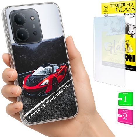 Custodia per Xiaomi Redmi 15C 5G 173mm / Poco C85, cover posteriore in vetro (1/5)