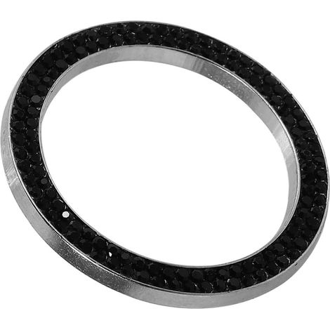 bouton de démarrage moteur anneau décoratif orné de pierres (1/5)