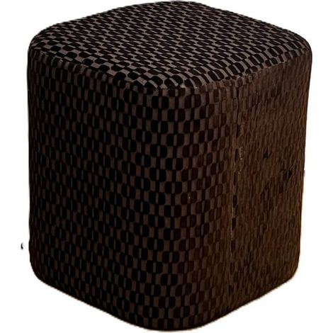 Pouf selia quadrato 35x35 cm marrone - Atmosphera créateur d'intérieur (1/2)