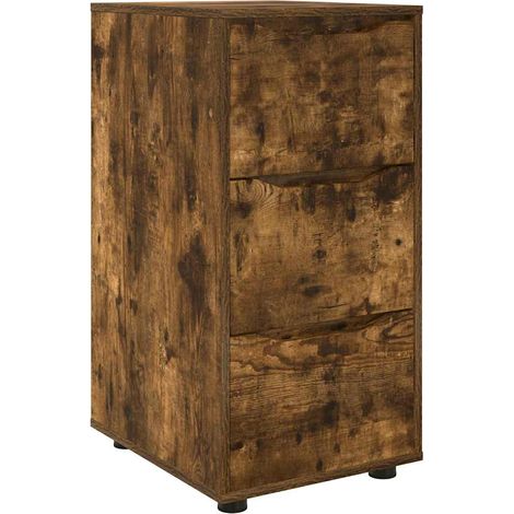 Armadio Rovere fumé 40 x 48 x 81 cm Legno multistrato vidaXL