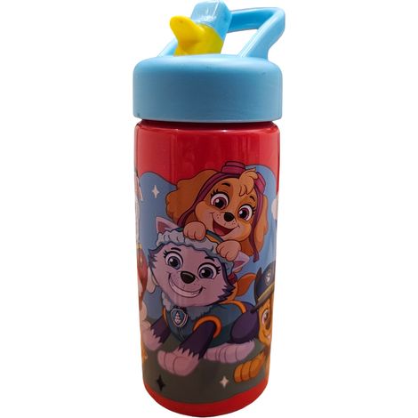 Botella de agua de Paw Patrol de 410 ml, envase de plástico con boquilla. (1/5)