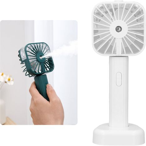 Ventilateur pulvérisateur portable, blanc (1/5)