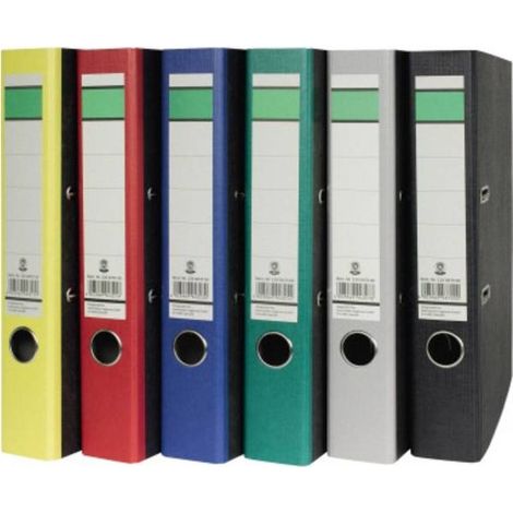Raccoglitore Din A4 Larghezza Dorso: 50 Mm Nero Marmorizzato 2 Archetti 120007000