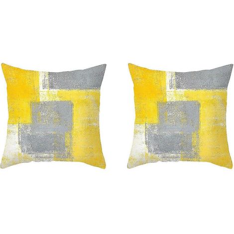 Kissenbezug für Sofa, Haushaltswaren, abstrakter Pfirsichhaut-Kissenbezug, Aquarelldruck, 11 (1/5)