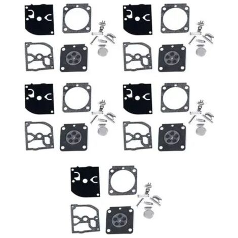 Kit de réparation de carburateur pour tondeuse à gazon : joint à membrane RB-100 pour Stihl HS45 FS55 FS38 BG45 MM55 4137 Zama C1Q-AquaForge (1/5)