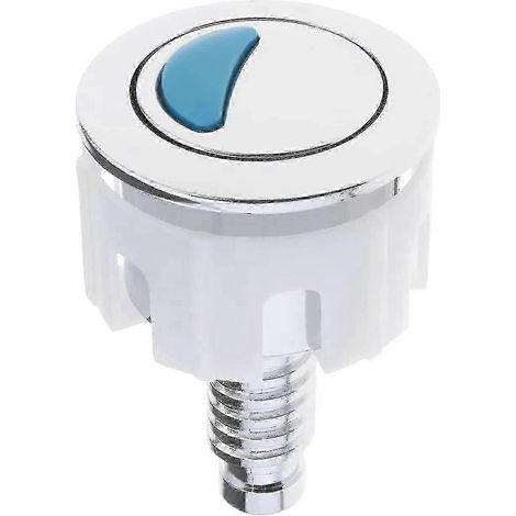 Bouton de chasse d'eau double rond, poussoir, en ABS chromé, accessoires de remplacement pour toilettes, salle de douche et baignoire - xinhan 2025 (1/3)