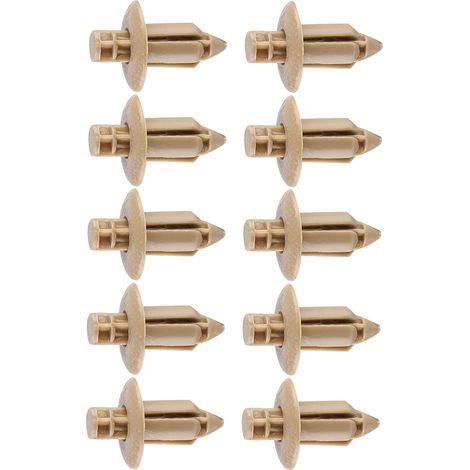10 clips de fixation pour garniture de porte auto, rivets de remplacement, clips de panneau de voiture (1/5)
