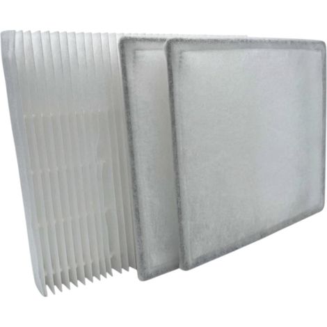 AEROFILTER Kit 3 Filtres 2 G4 + 1 F7 - Compatibles VMC ALDES Dee Fly Cube 300 et 370 - 280x240 & 270x240x48 mm - Filtration Double Flux - Livraison Offerte Entreprise Francaise