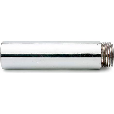 Wasserhahnverlängerung aus Chrom. 1/2" x 10 cm