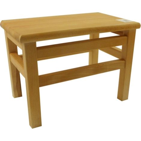 MAURY'S SGABELLO CAMPAGNOLO IN LEGNO COLORE NATURALE 35X22CM H25