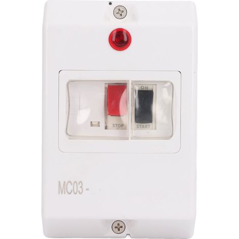Hyuduo Disjoncteur Moteur Protecteur de Moteur électrique Fiable avec Lampe de Signalisation 6-10A pour une Large Gamme D'applications de (1/5)