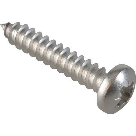 Self-Tapping Screw Pozi Pan A2 SS 1in x 10 ForgePack 15 FOR185291 (1/3)