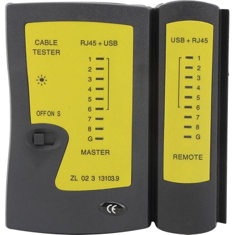 Testeur de Réseau RJ45 et USB Professionnel YG468U - Vérification Rapide et Fiable pour Câbles Ethernet et Télécommunications (1/5)